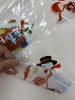 Christmas gift packaging film, transparent printed cellophane, multi-color cellophane Specification image